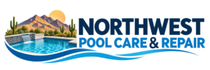 northwest pool care desert wave logo